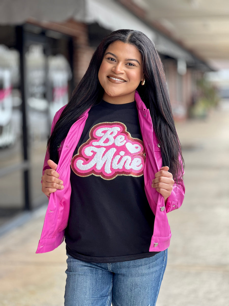 Hot Pink Pleather Jacket The Classy Cactus