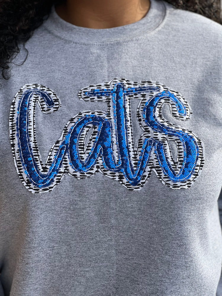 Cats Sequin Sweatshirt
