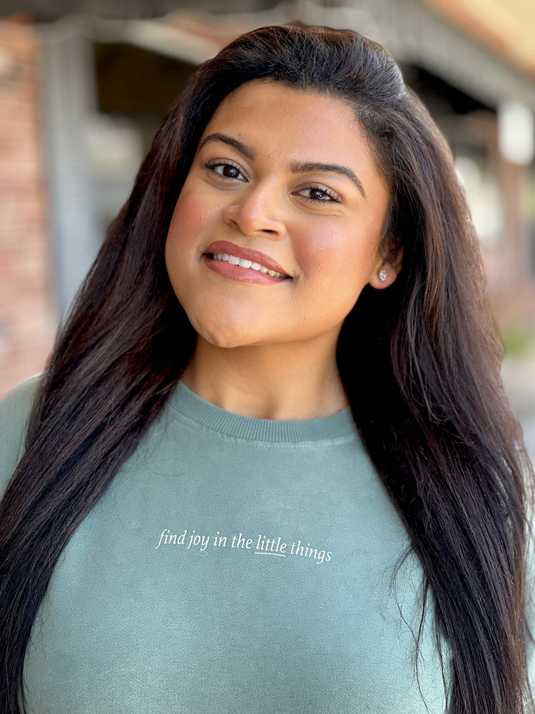 Joyful Oversized Sweatshirt-