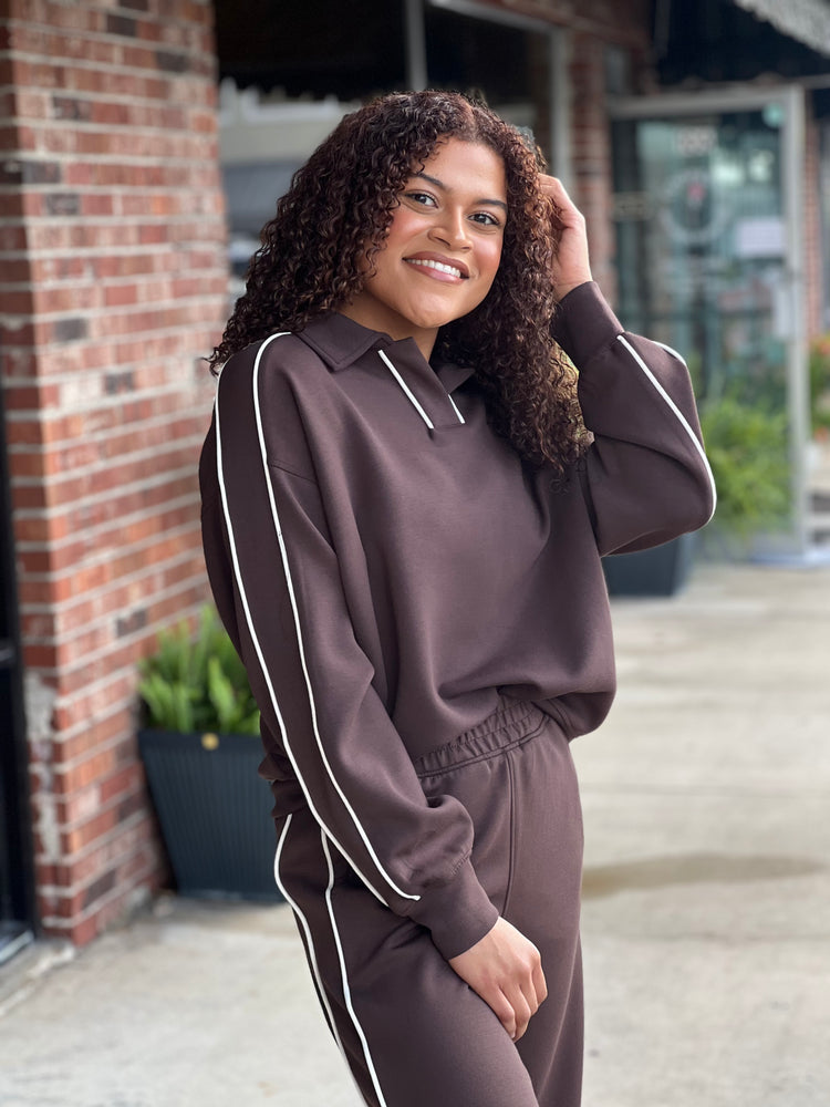 Espresso Modal Scuba Top