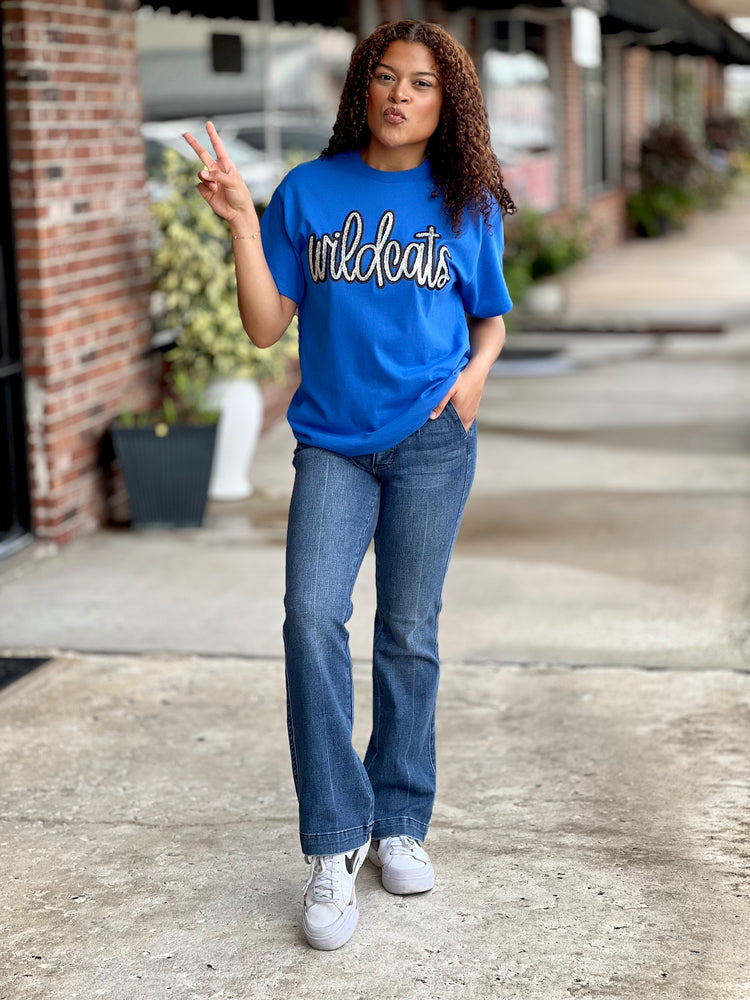 Wildcats Sequin Patch Tee