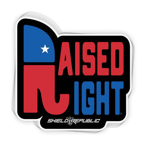 Raised Right Decal