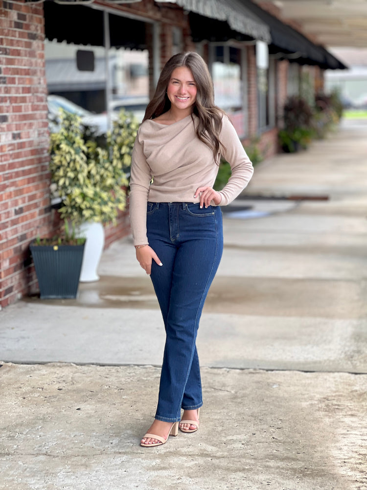 Off Shoulder Knit Top