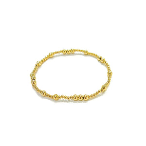 Savvy Bling - Gold Filled Beaded Bracelets: 5mm