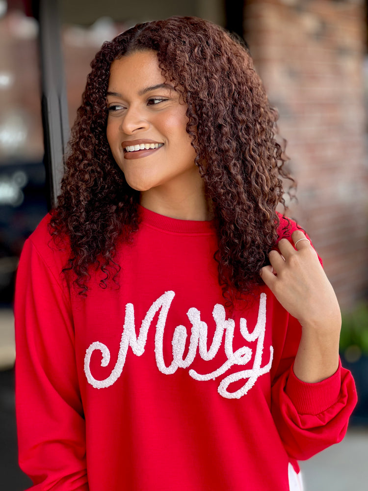 Lakelyn Merry Bow Sweatshirt