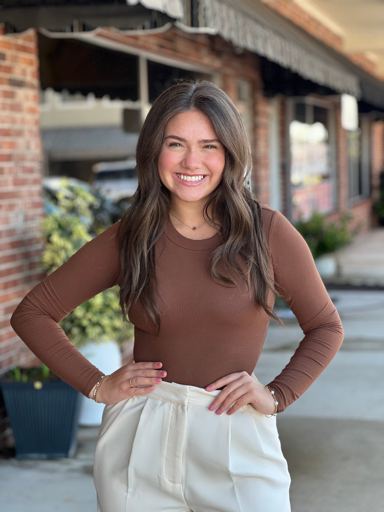 Back To The Basic Sweater Knit Bodysuit