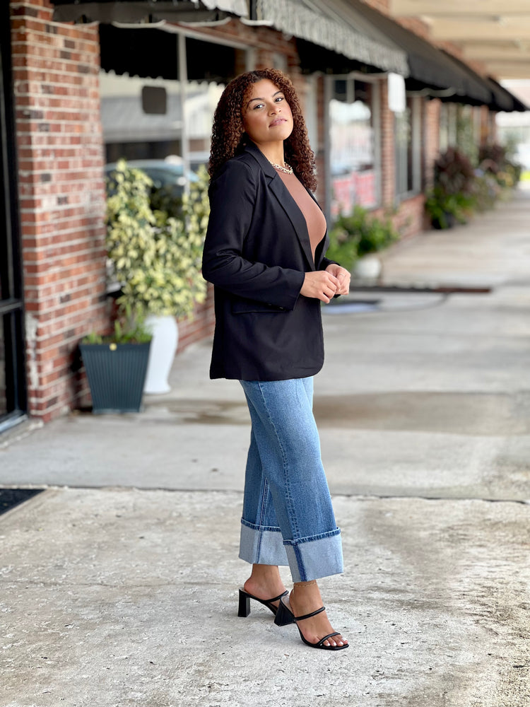 Black Long Sleeve Blazer