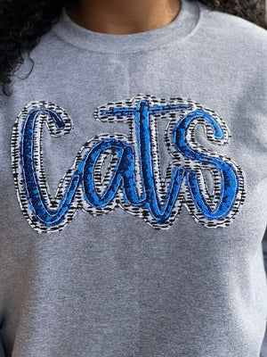 
            
                Load image into Gallery viewer, Cats Sequin Sweatshirt
            
        