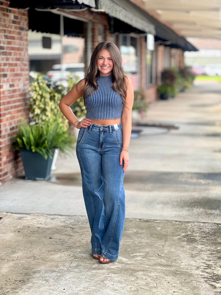 Sleeveless Sweater Knit Top