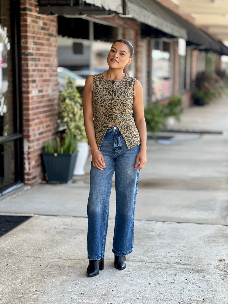 Vintage Soul HW Wide Leg Jean