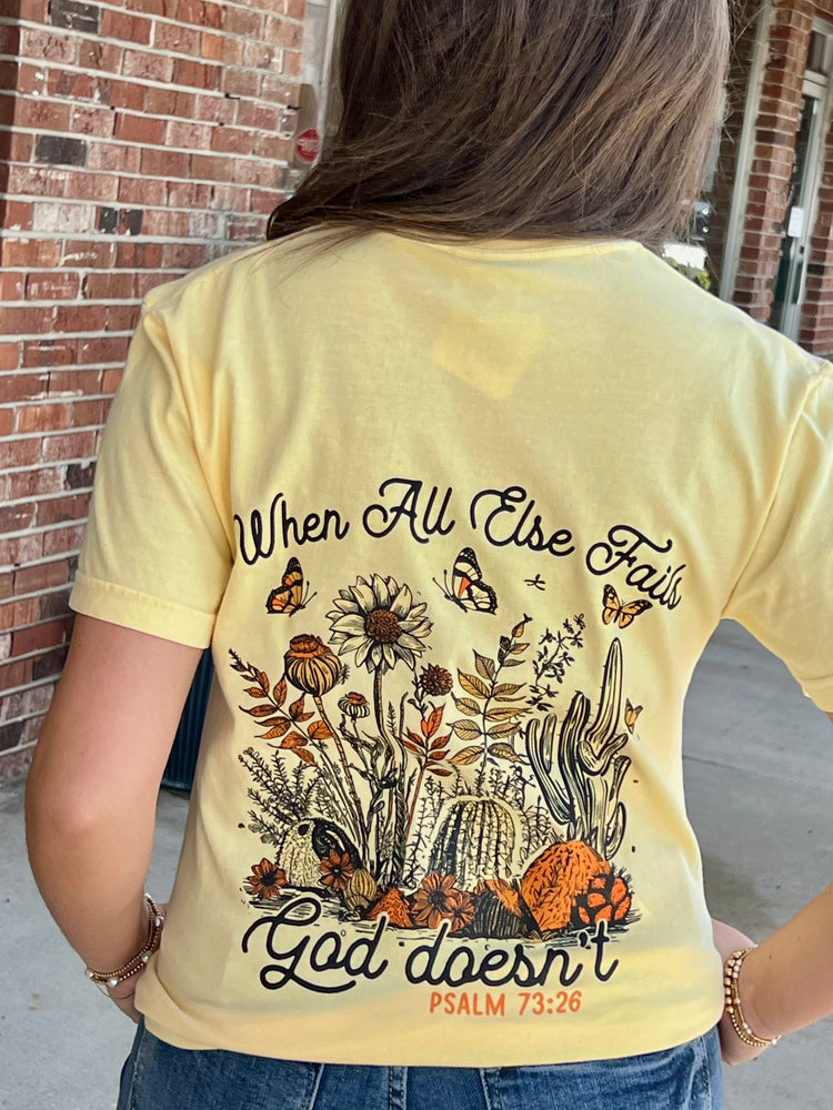 When All Else Fails God Doesn't Tee