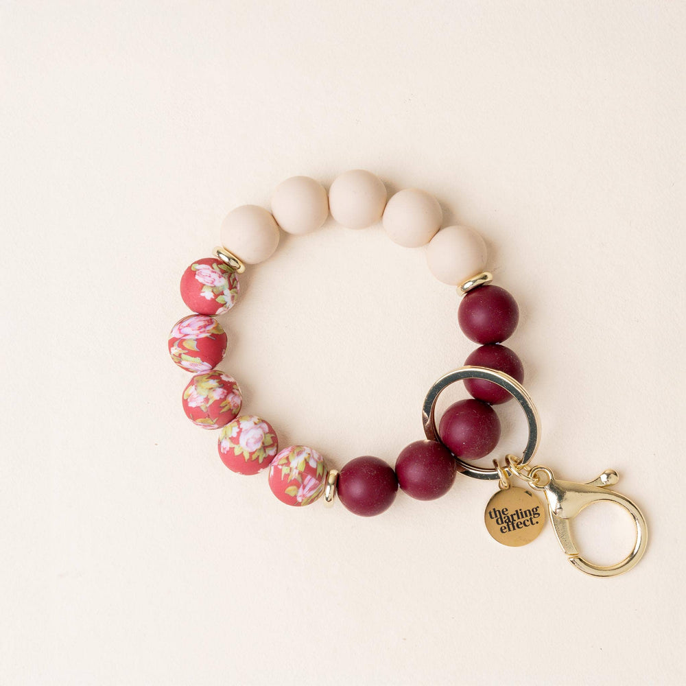 Hands Free Keychain Wristlet-Vineyard Escape