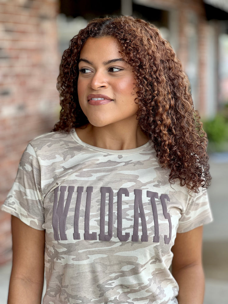 Natural Camo Game Day Team Spirit Graphic Tee