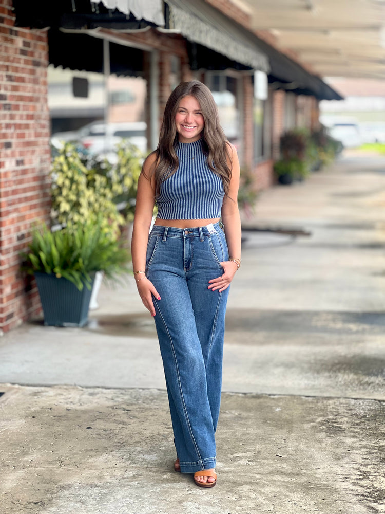 Sleeveless Sweater Knit Top