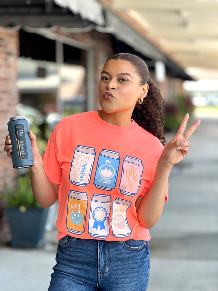 Beer Can Graphic Tee