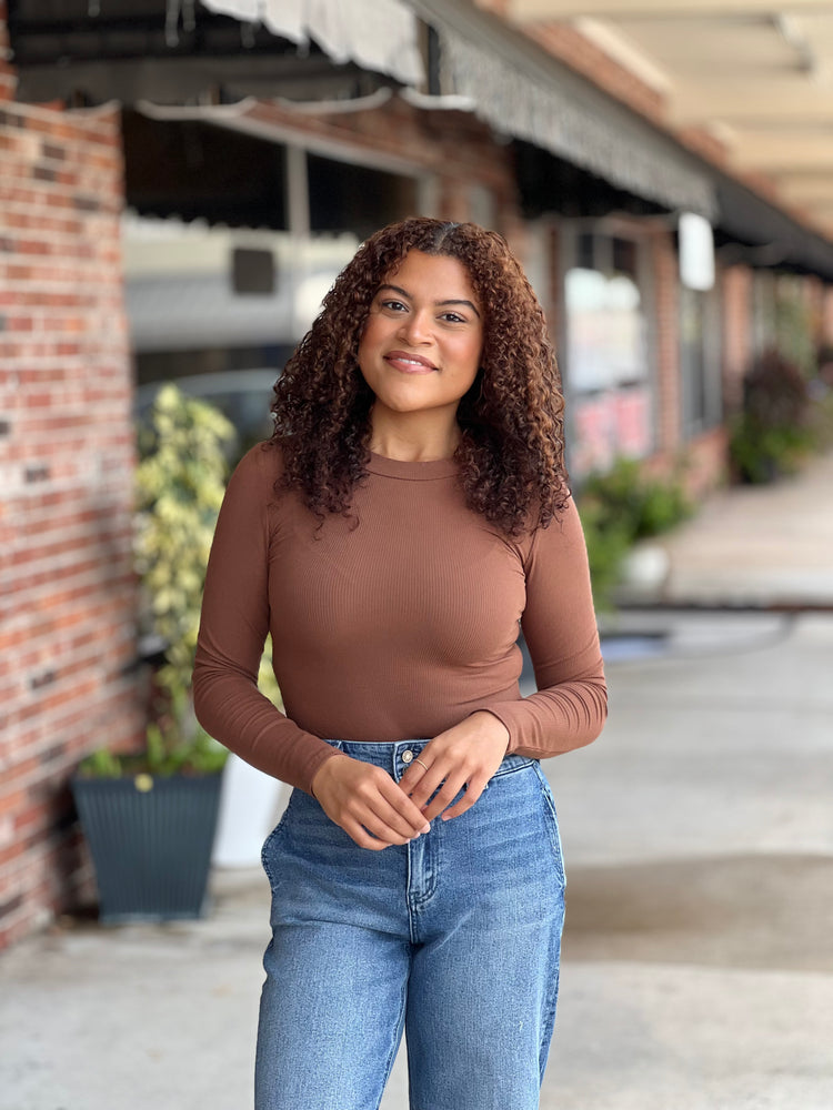 Back To The Basic Sweater Knit Bodysuit