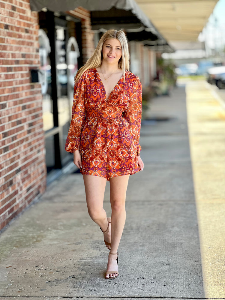 
            
                Load image into Gallery viewer, Boho Floral Romper
            
        