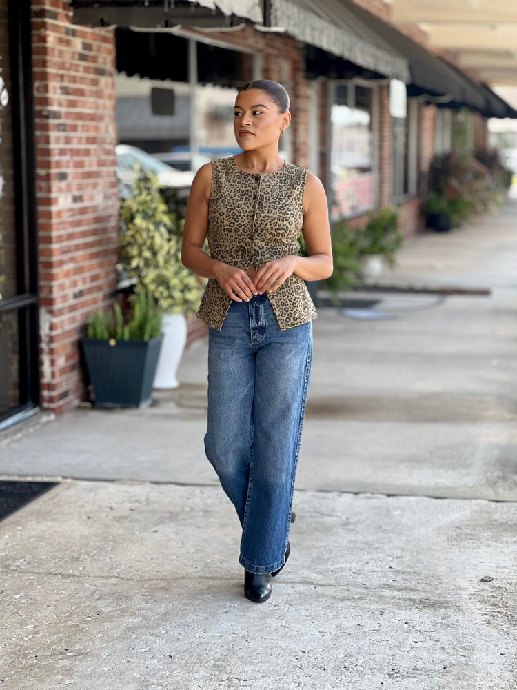 Vintage Soul HW Wide Leg Jean