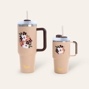 
            
                Load image into Gallery viewer, 40oz Take Me Everywhere Tumbler - Bloom Mocha
            
        