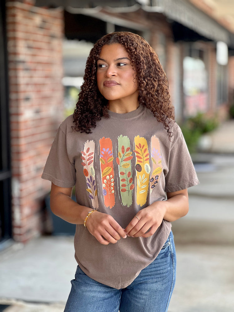 Fall Foliage Brushstrokes Tee
