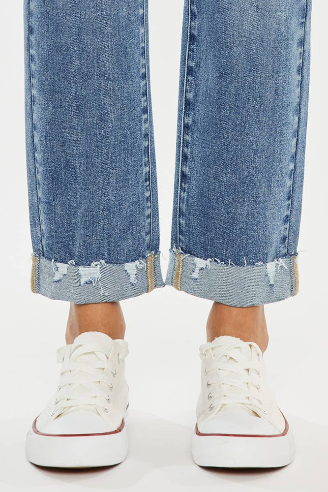 Lola High Rise Straight Jeans