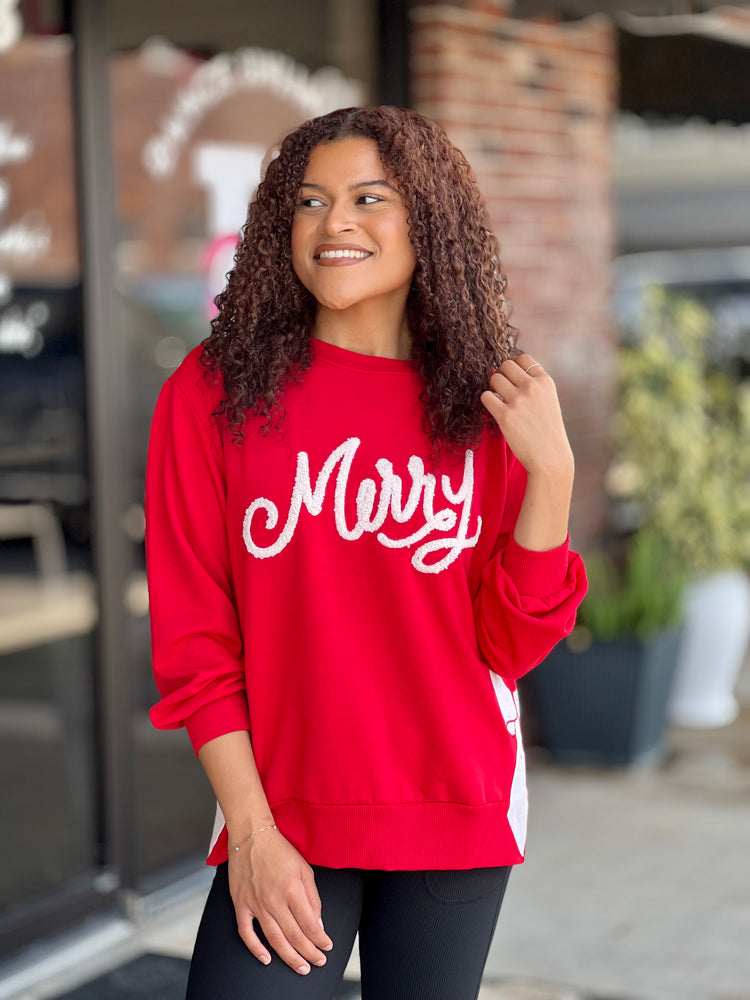 Lakelyn Merry Bow Sweatshirt