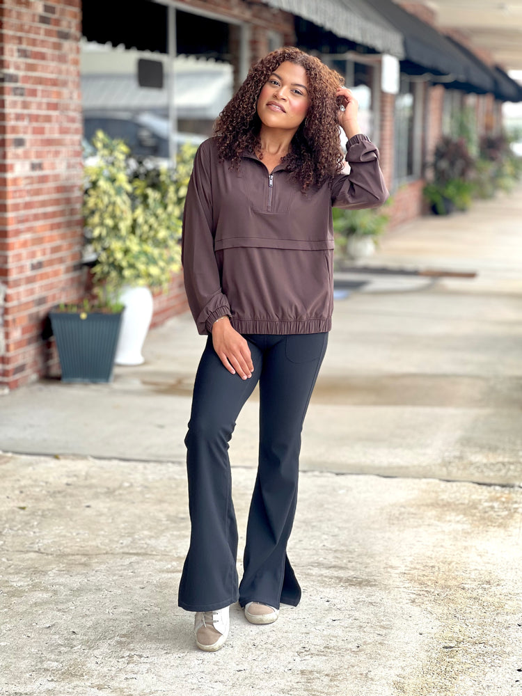 Black Ribbed Leggings