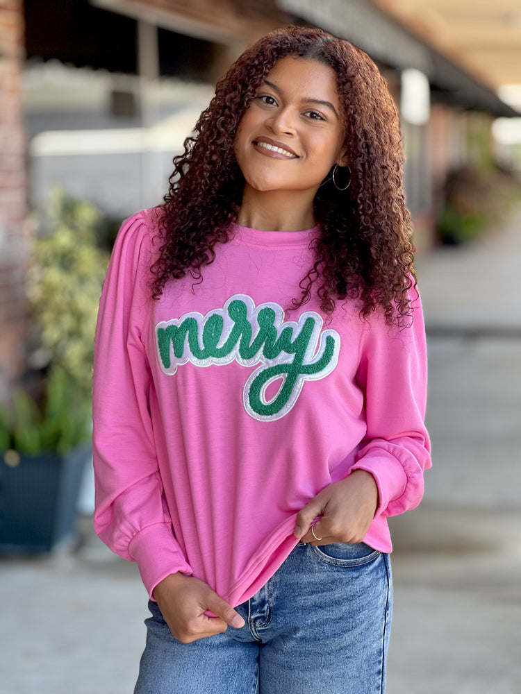 Kelly Merry Pink Sweatshirt