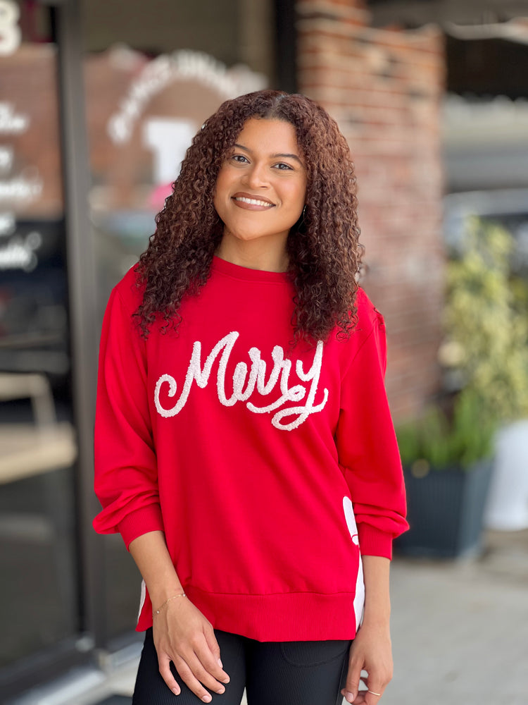 Lakelyn Merry Bow Sweatshirt