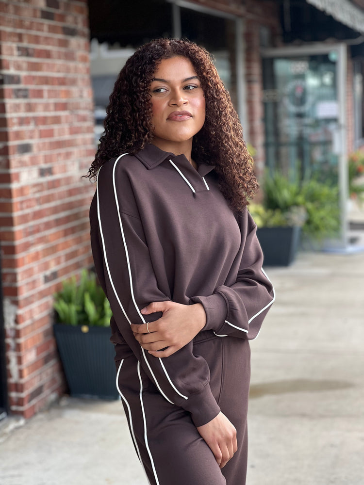 Espresso Modal Scuba Top