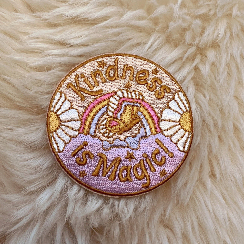 Kindness is Magic - Patches - Iron On Patches - Embroidered Patches - Kindness i: Free Spirit Butterfly