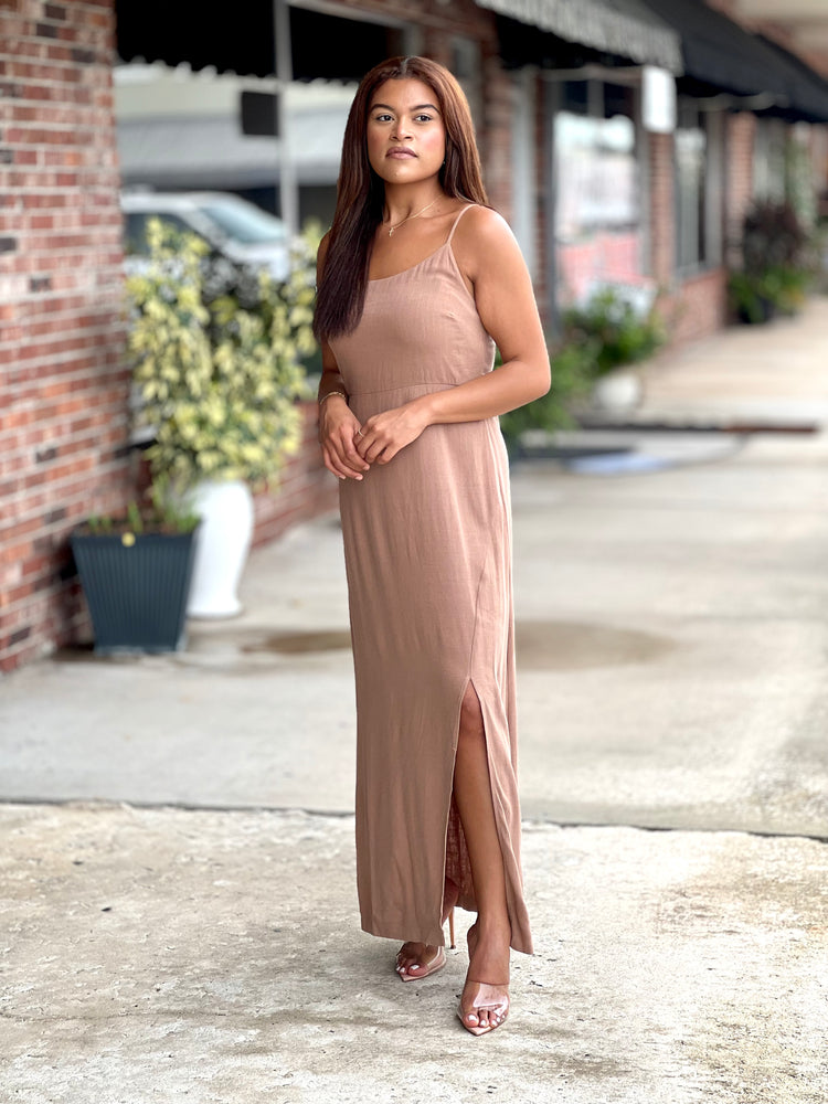 Spice Up Your Fall Back Cut Out Midi Dress