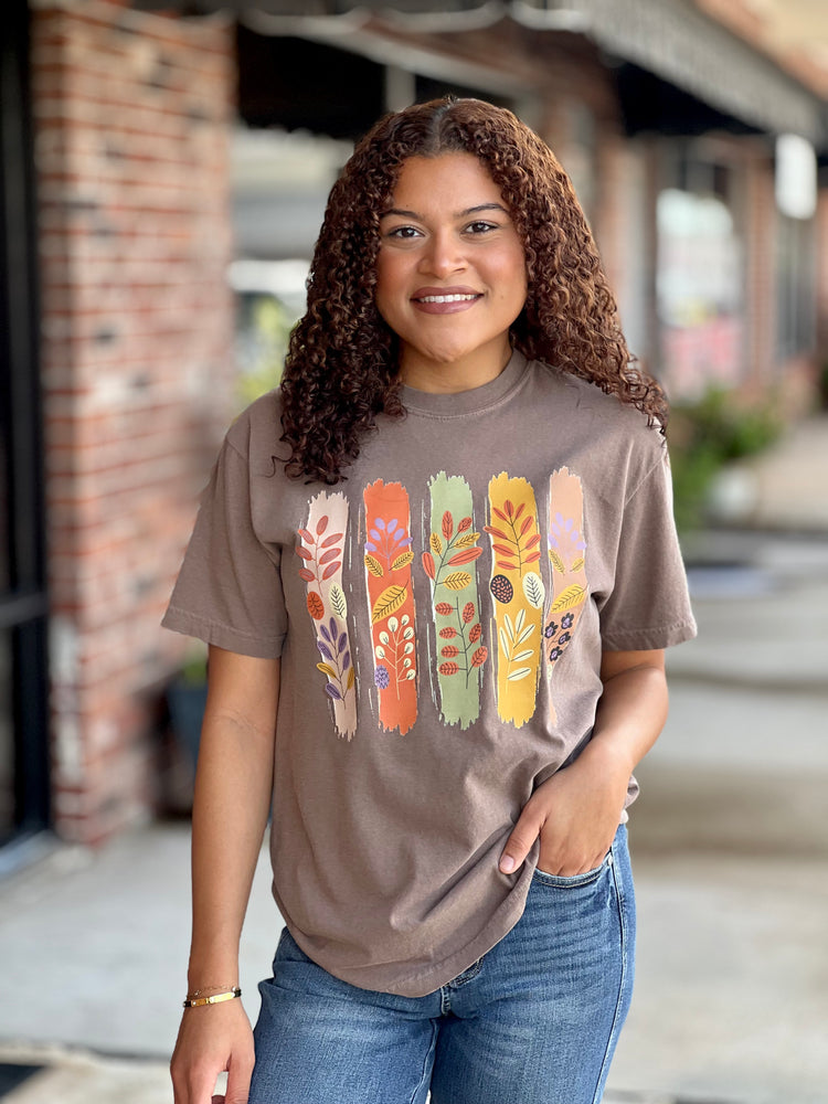 Fall Foliage Brushstrokes Tee