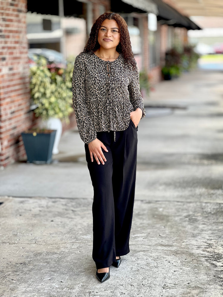 Leopard Long Sleeve Top