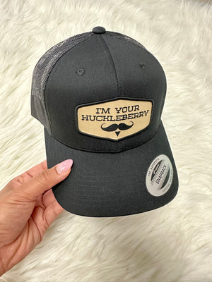 I’m your Huckleberry Woven Patch Hat: