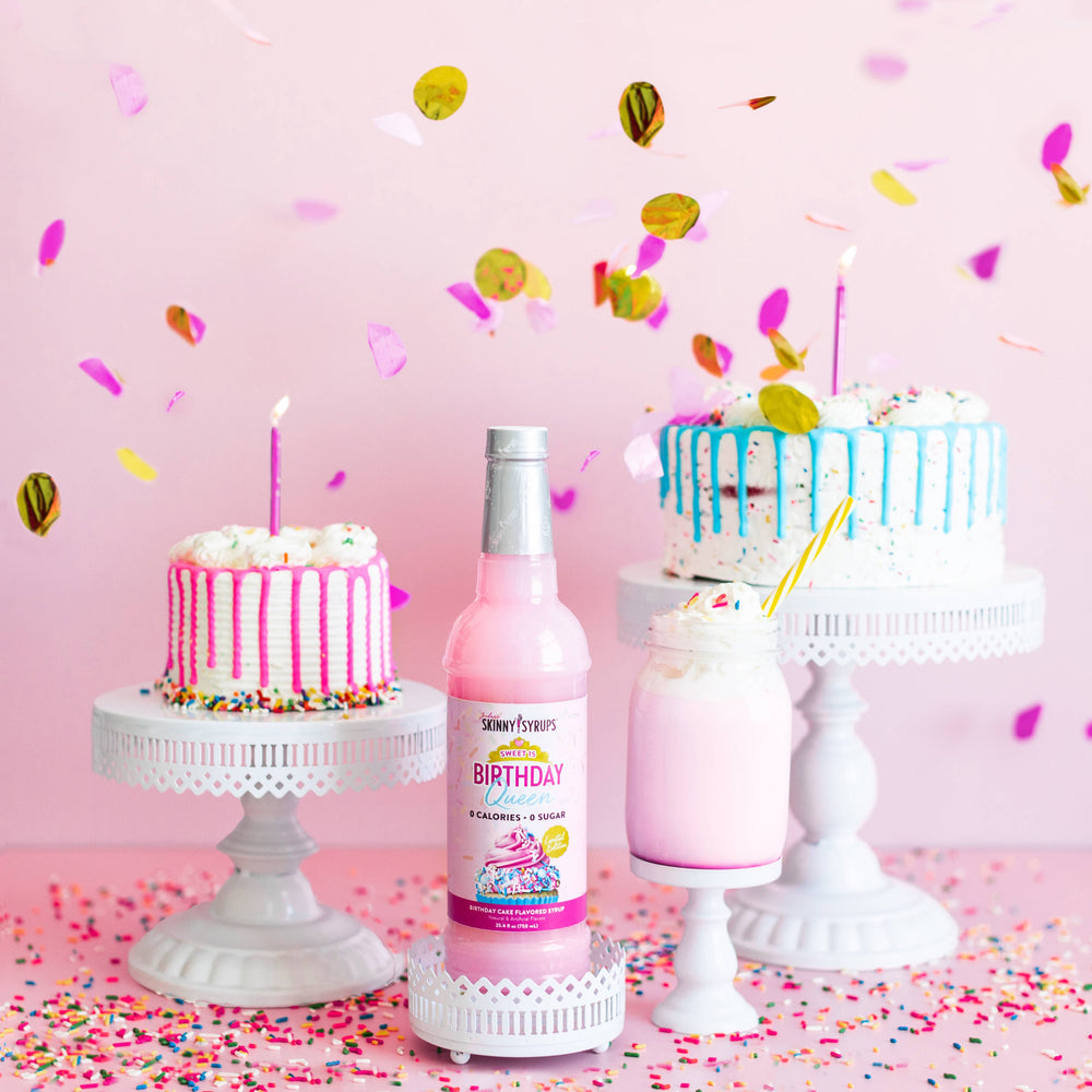 Jordan's Skinny Mixes - Sugar Free Birthday Queen Syrup - A.K.A. Birthday Cake Syrup