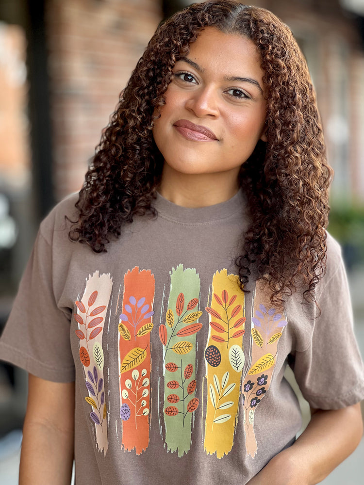 Fall Foliage Brushstrokes Tee