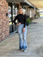 Shiloh Distressed Flare Jeans