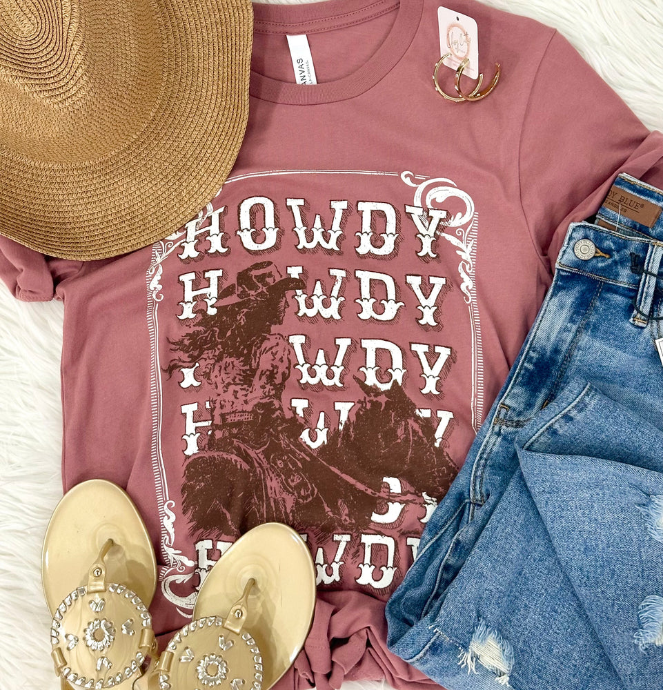 Howdy Cowgirl T Shirt