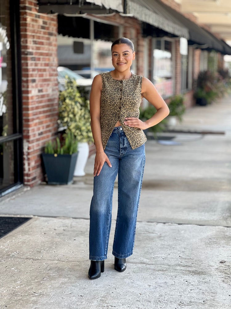 Vintage Soul HW Wide Leg Jean