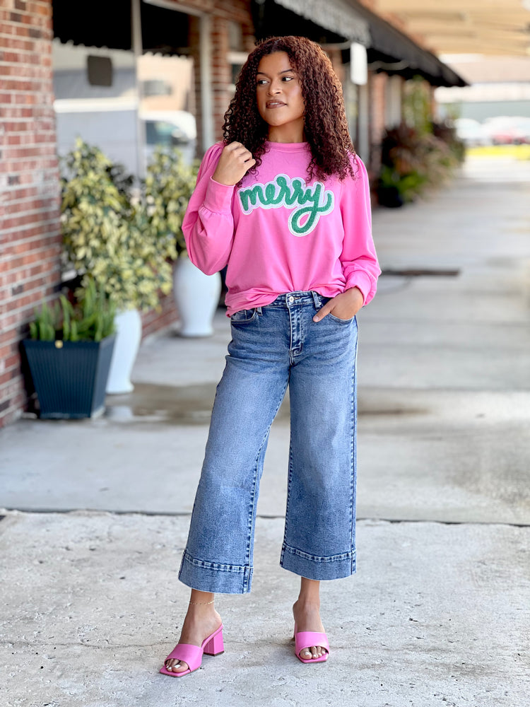 Kelly Merry Pink Sweatshirt