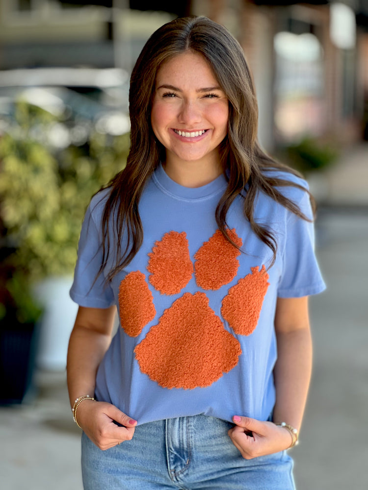 Orange Paw Fluffy Tee