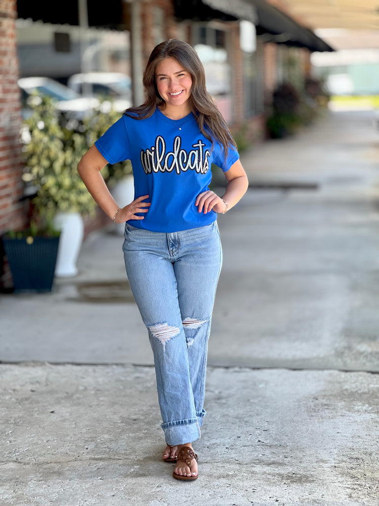 Wildcats Sequin Patch Tee