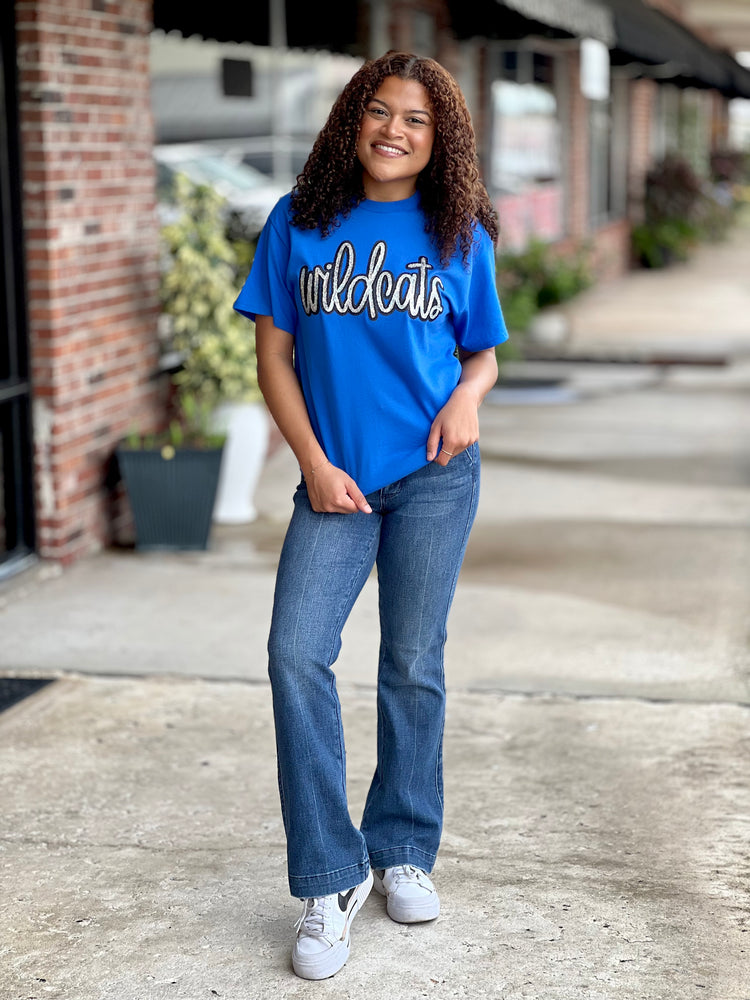 Wildcats Sequin Patch Tee