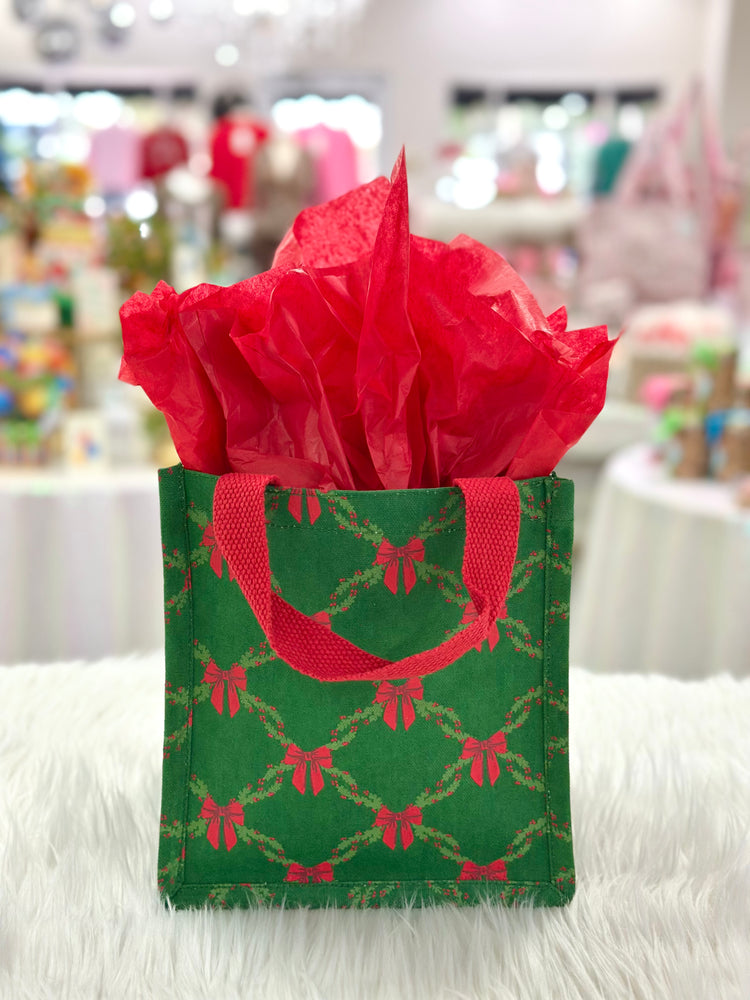 Holiday Trellis Tote Bags