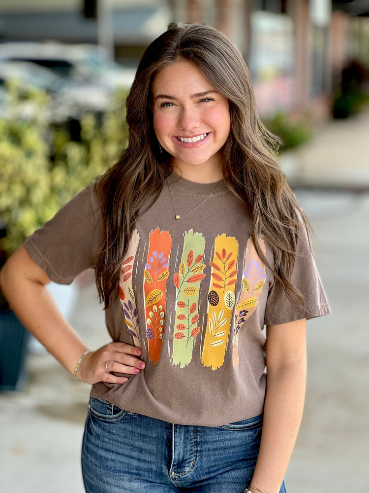 Fall Foliage Brushstrokes Tee