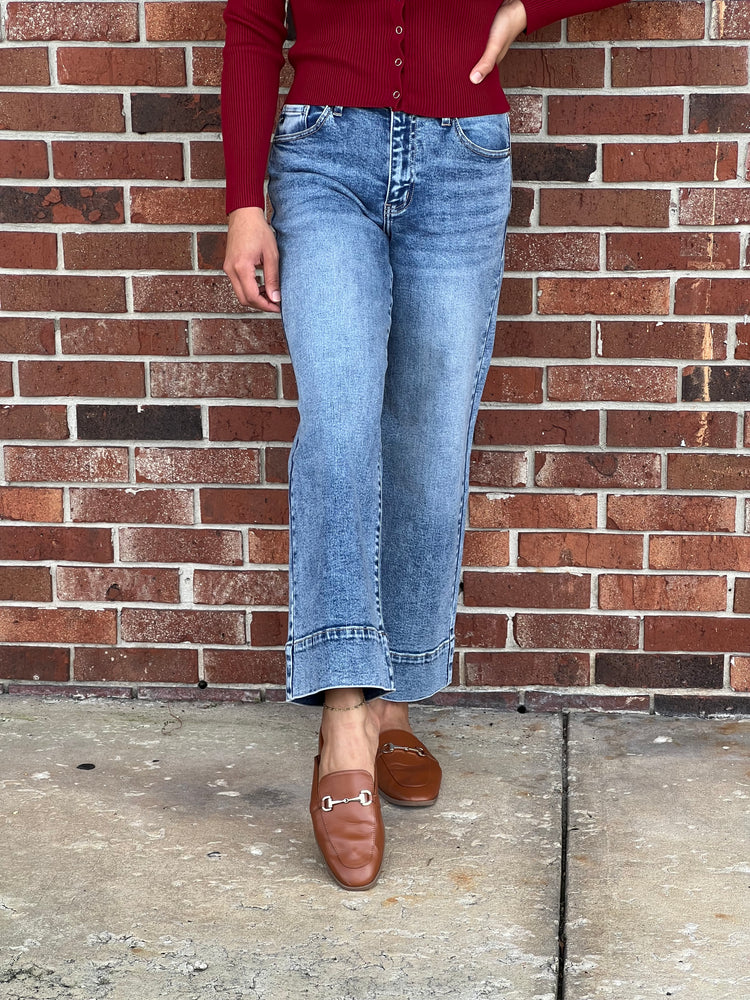 Indigo Dream HW Wide Leg Jean