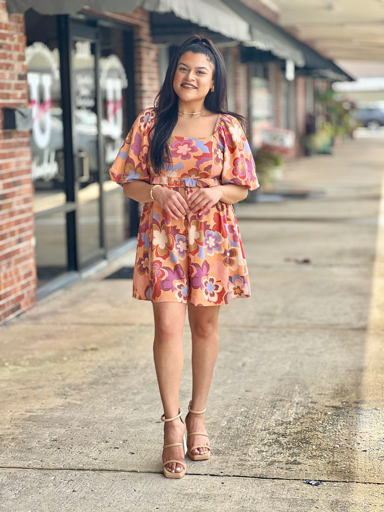 
            
                Load image into Gallery viewer, Floral Print Romper
            
        