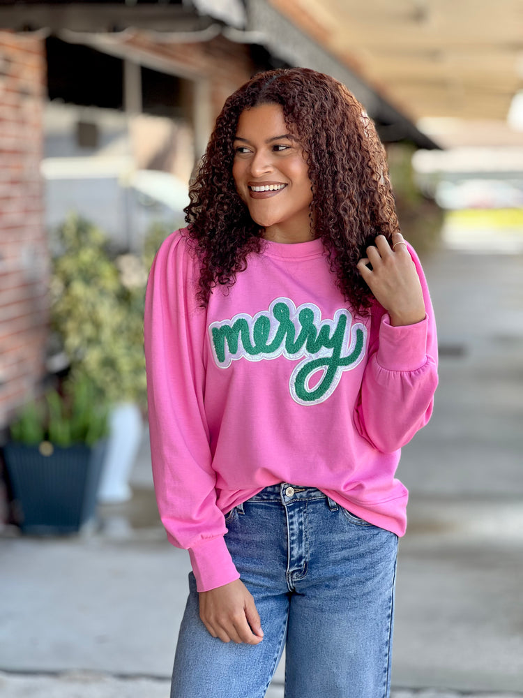 Kelly Merry Pink Sweatshirt