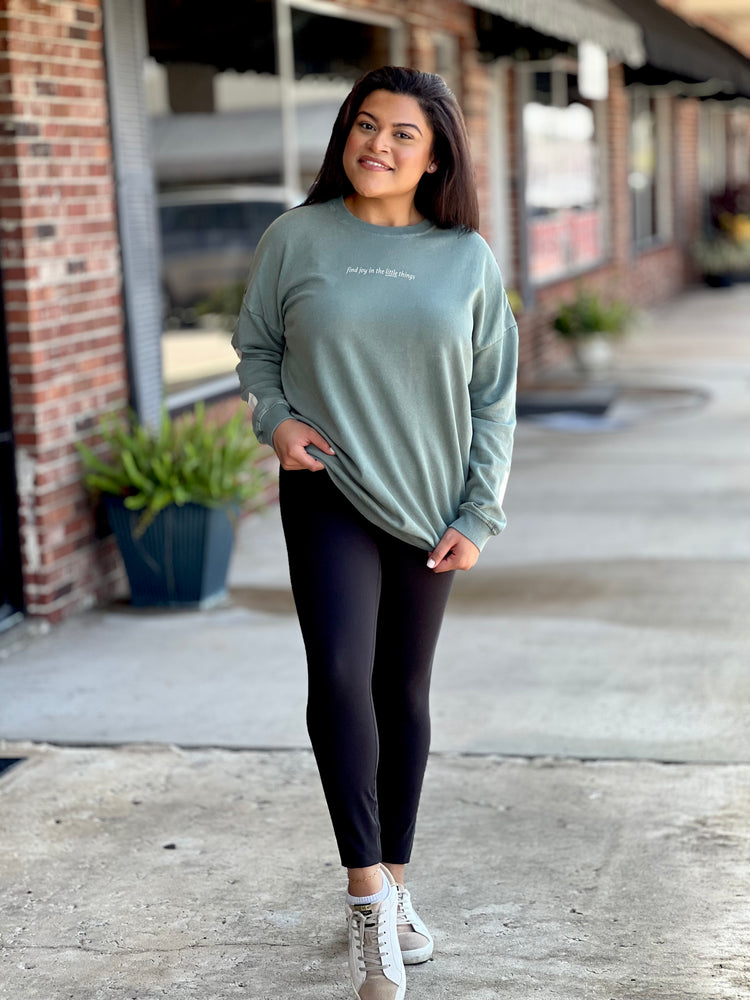 Joyful Oversized Sweatshirt-